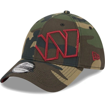 New Era Camo Washington Commanders  Punched Out 39thirty Flex Hat