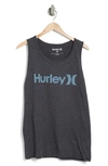 Hurley Cotton Tank In Black Heather