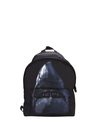 Givenchy Printed Black Backpack In Multicolored