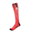 Prada Logo Stretch Nylon Knit Socks In Red