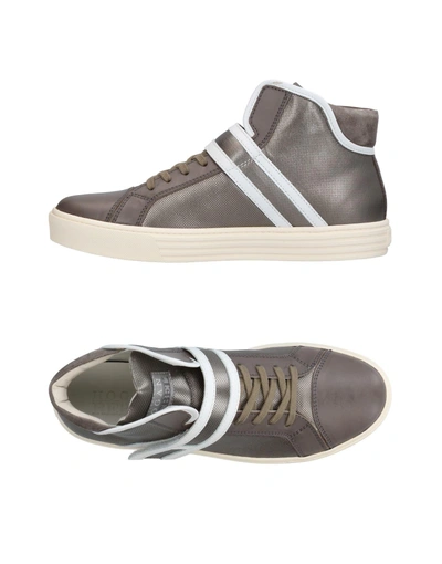 Hogan Rebel Sneakers In Grey