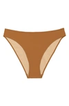 Nu Swim High Cut Bikini Bottoms In Miso