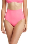 Left On Friday Hi Tide High Waist Bikini Bottoms In Zinc