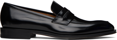 Ferragamo Penny-slot Leather Loafers In Nero || Nero || New