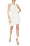 Likely Tina Asymmetric Ruffle Hem Minidress In White