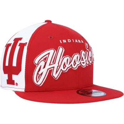 New Era Crimson Indiana Hoosiers Outright 9fifty Snapback Hat