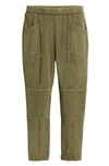 Tucker + Tate Kids' Pocket Moto Leggings In Olive Sarma
