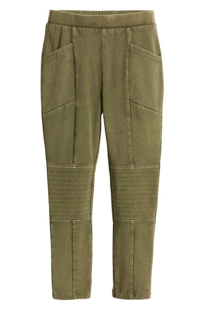 Tucker + Tate Kids' Pocket Moto Leggings In Olive Sarma