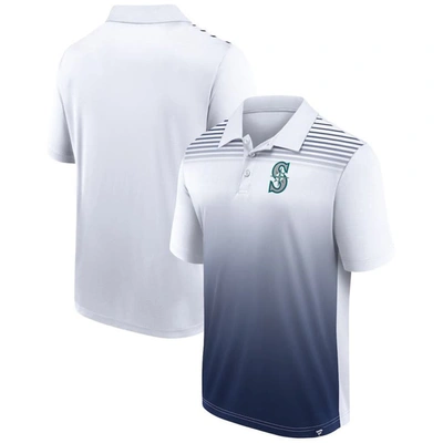 Fanatics Men's  White, Navy Seattle Mariners Sandlot Game Polo Shirt In White,navy