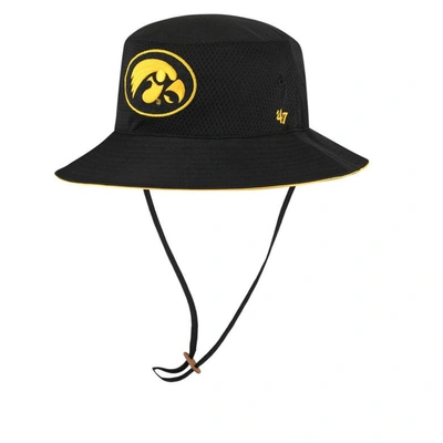 47 '  Black Iowa Hawkeyes Panama Pail Bucket Hat