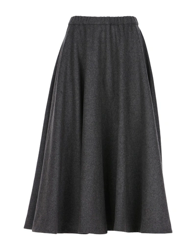 Co 3/4 Length Skirt In Grey