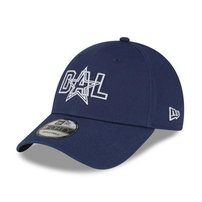 New Era Navy Dallas Cowboys Doubled 9forty Snapback Hat