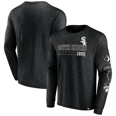 Fanatics Branded Black Chicago White Sox High Whip Pitcher Long Sleeve T-shirt