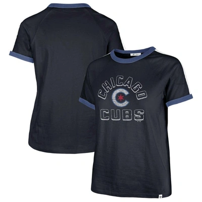 47 '  Navy Chicago Cubs City Connect Sweet Heat Peyton T-shirt
