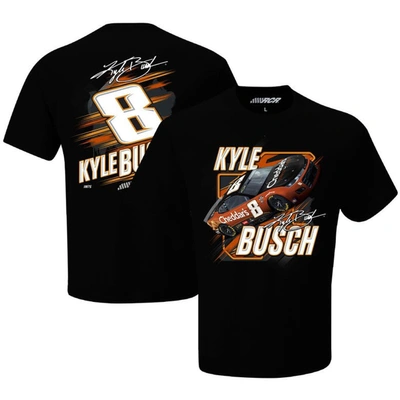 Nascar Richard Childress Racing Team Collection Black Kyle Busch Cheddars Two-spot Car T-shirt
