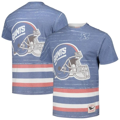 Mitchell & Ness Royal New York Giants Jumbotron 3.0 T-shirt