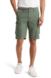 North Sails Stretch Cotton Cargo Shorts In Military