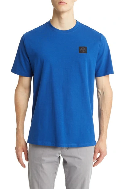 North Sails Logo Patch T-shirt In Ocean