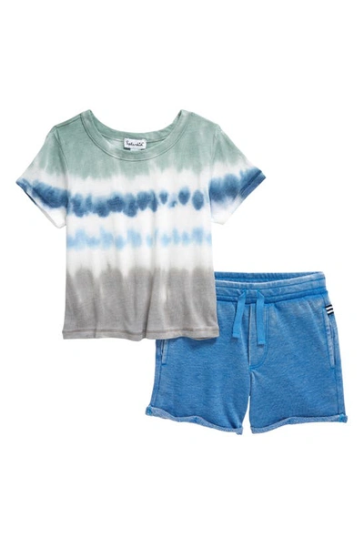 Splendid Baby Boy's & Little Boy's Surf Tie-dye T-shirt & Shorts Set In Lapis Tie Dye
