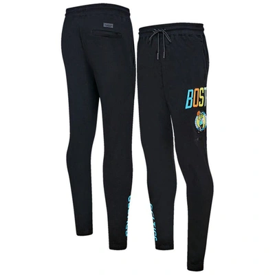 Pro Standard Black Boston Celtics Washed Neon Sweatpants