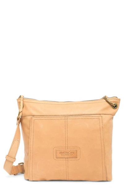 American Leather Co. Harmony Crossbody Bag In Cashew