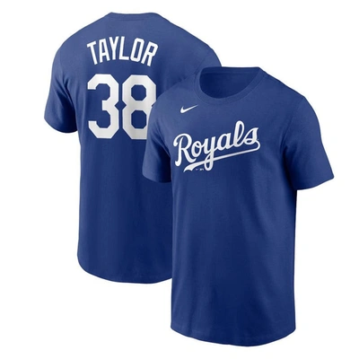 Nike Men's  Josh Taylor Royal Kansas City Royals Name And Number T-shirt