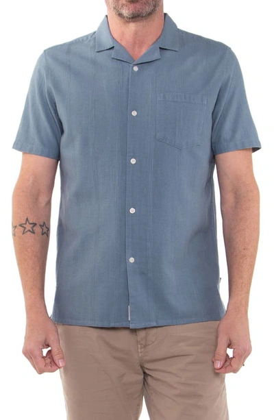 Civil Society Lodi Short Sleeve Button-down Shirt In Copen Blue