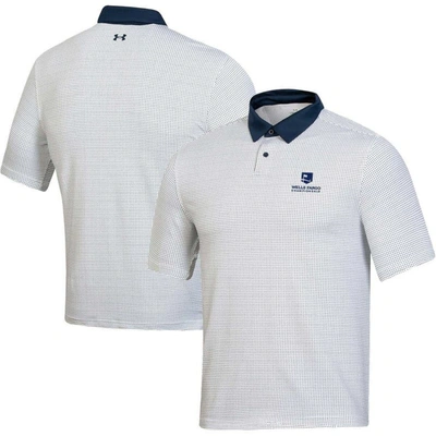 Under Armour White Wells Fargo Championship Half Moon Polo