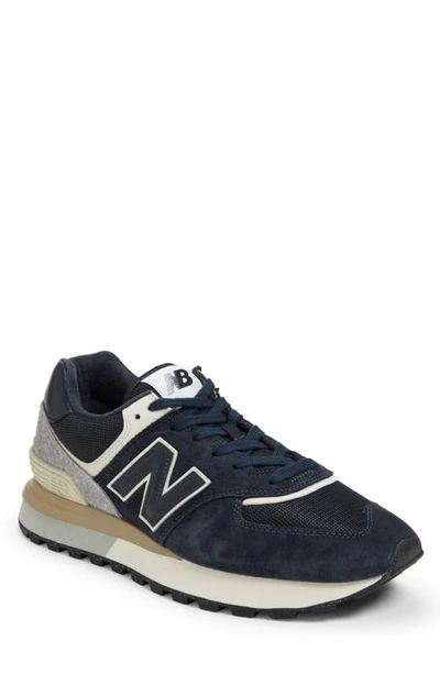 New Balance 574 Trainer In Blue Navy