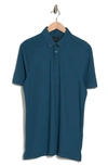 14th & Union Short Sleeve Coolmax Polo In Teal India