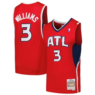 Mitchell & Ness Lou Williams Red Atlanta Hawks 2001/02 Hardwood Classics Swingman Jersey