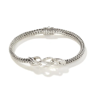 John Hardy Asli Classic Chain Link Silver Extra-small Bracelet 5mm With Pusher Clasp In Silver-tone