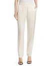 Helmut Lang Ivory Pull-on Suiting Pants In Shell