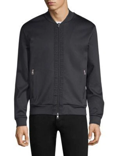 Moncler Double Track Jacket In Black