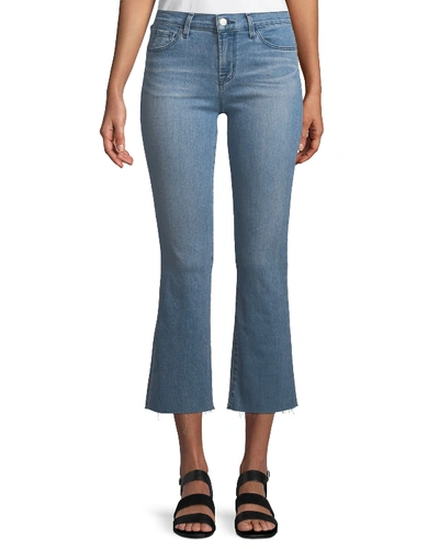 J Brand Selena Mid-rise Crop Boot Jeans In Patriot