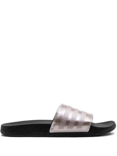 Adidas Originals Adidas Women's Adilette Slide Sandals In Pink / Black Size 7.0