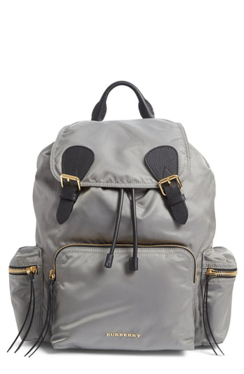 burberry backpack grey