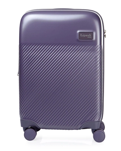 Lipault Dazzling Plume 21" Spinner Luggage In Purple