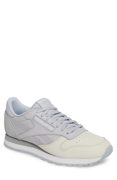 Reebok Classic Leather Ue Sneaker In Grey/ Chalk/ Stark Grey/ White