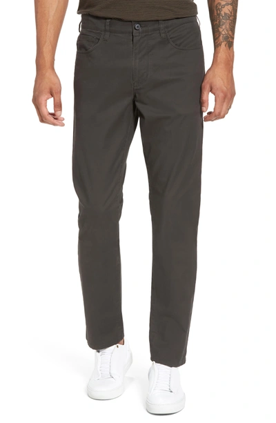 Vince Slim Fit Five-pocket Pants In Charcoal