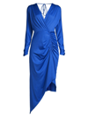 Ungaro Women's Mira Draped Jersey Midi-dress In Blue