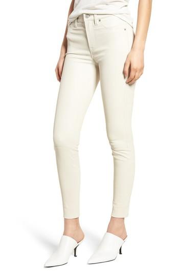 hudson leather jeans