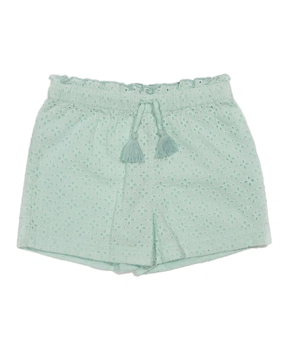 Egg Kids'  Nori Eyelet Short In Blue