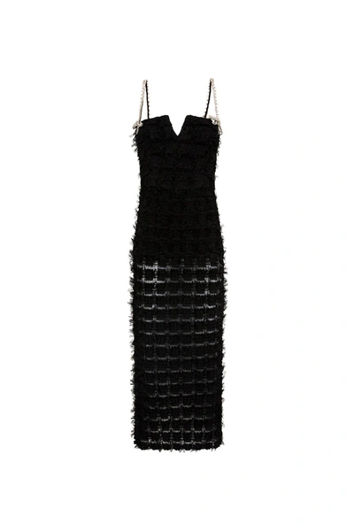 Rebecca Vallance -  Cherie Amour Midi Dress  - Size 16 In Black