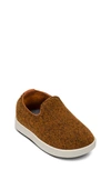 Allbirds Kids' Wool Lounger Slip-on Shoe In Honey Rust Natural White