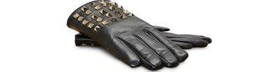 Valentino Garavani Valentino Gavarani Studs Gloves In Black