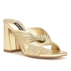 Nine West Galinda Sandal In Gold
