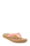 Sanuk Ashland Flip Flop In Burnt Coral