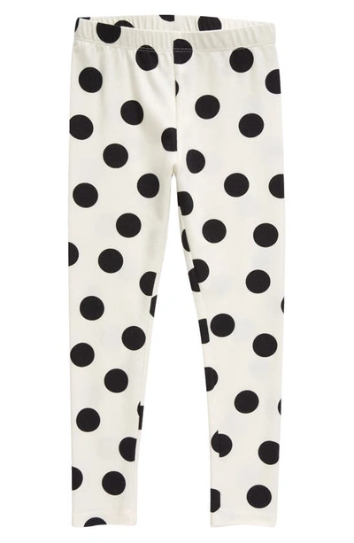 Tucker + Tate Kids' Core Leggings In Ivory Egret Layla Dot