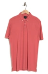 14th & Union Short Sleeve Coolmax Polo In Coral Faded